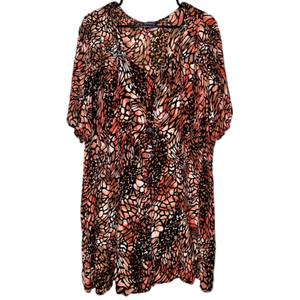 Women’s Roaman’s Brand Long Tunic Top Shirt Blouse Size 24W